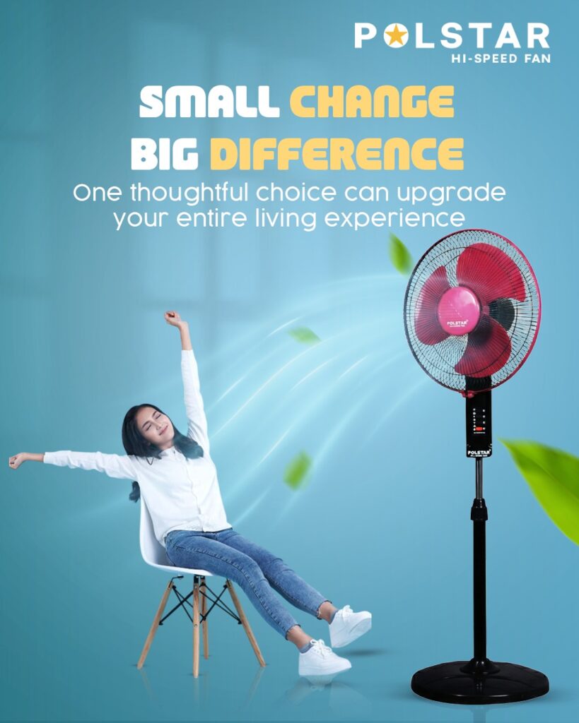 New Polstar Hi-Speed Pedestal Fan – Small Change, Big Difference