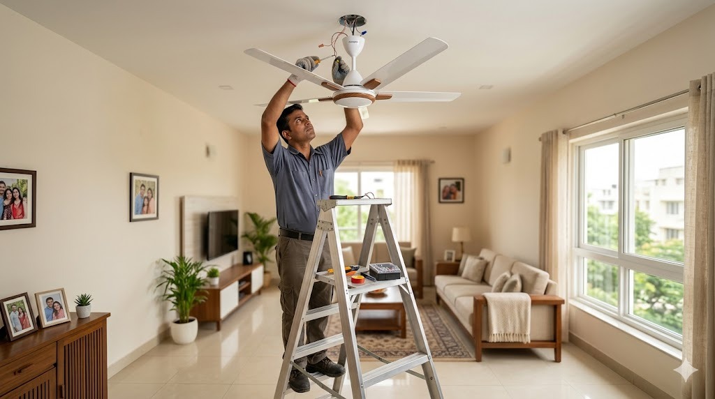 How to Install a Ceiling Fan Easily at Home – A Simple Guide Anyone Can Follow