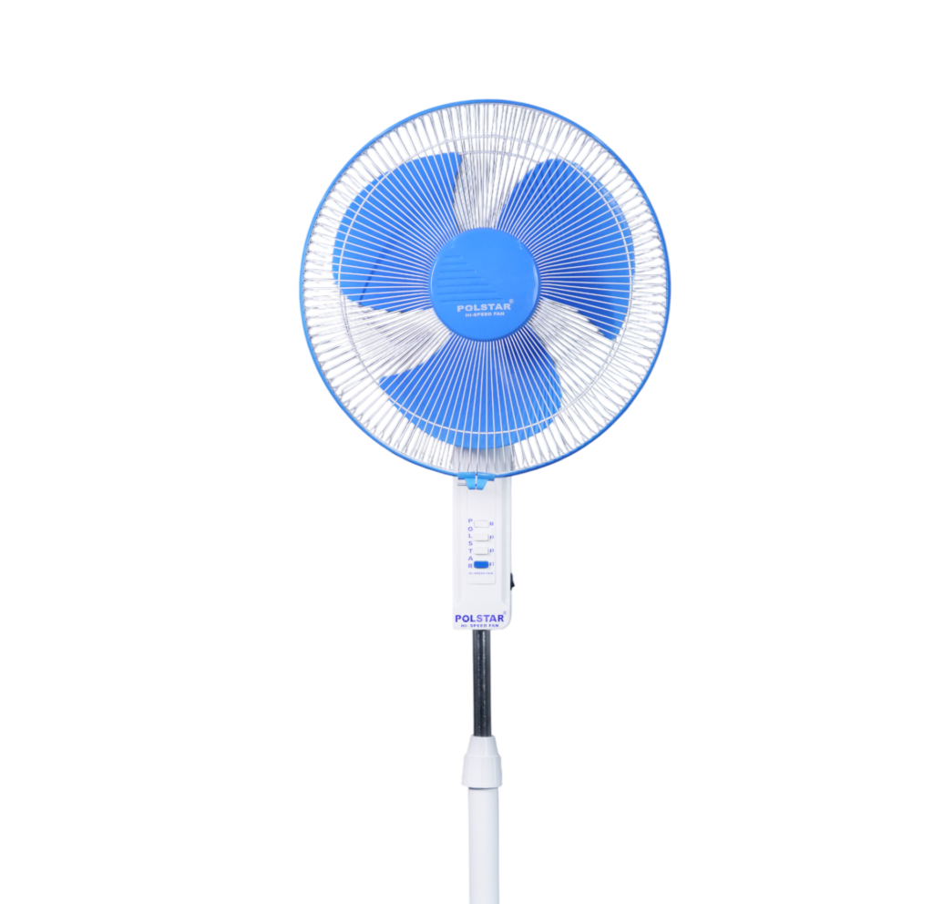 Trendo | Pedestal Fan | Blue-White